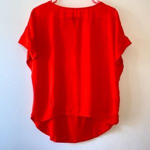 The Limited orange blouse
